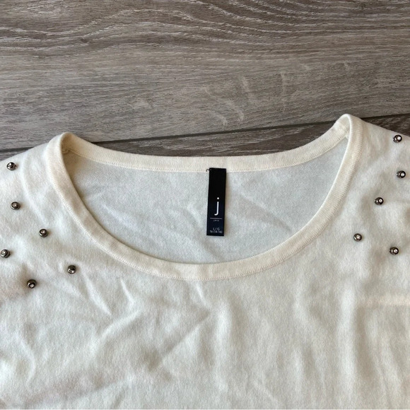 J Jess Beaded Embellished Soft  Pullover Sweater - Picture 5 of 16